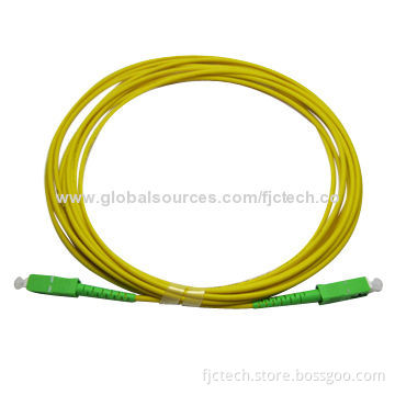 SC/APC-SC/APC, Single Mode, Simplex Fiber-optic Patch Cord